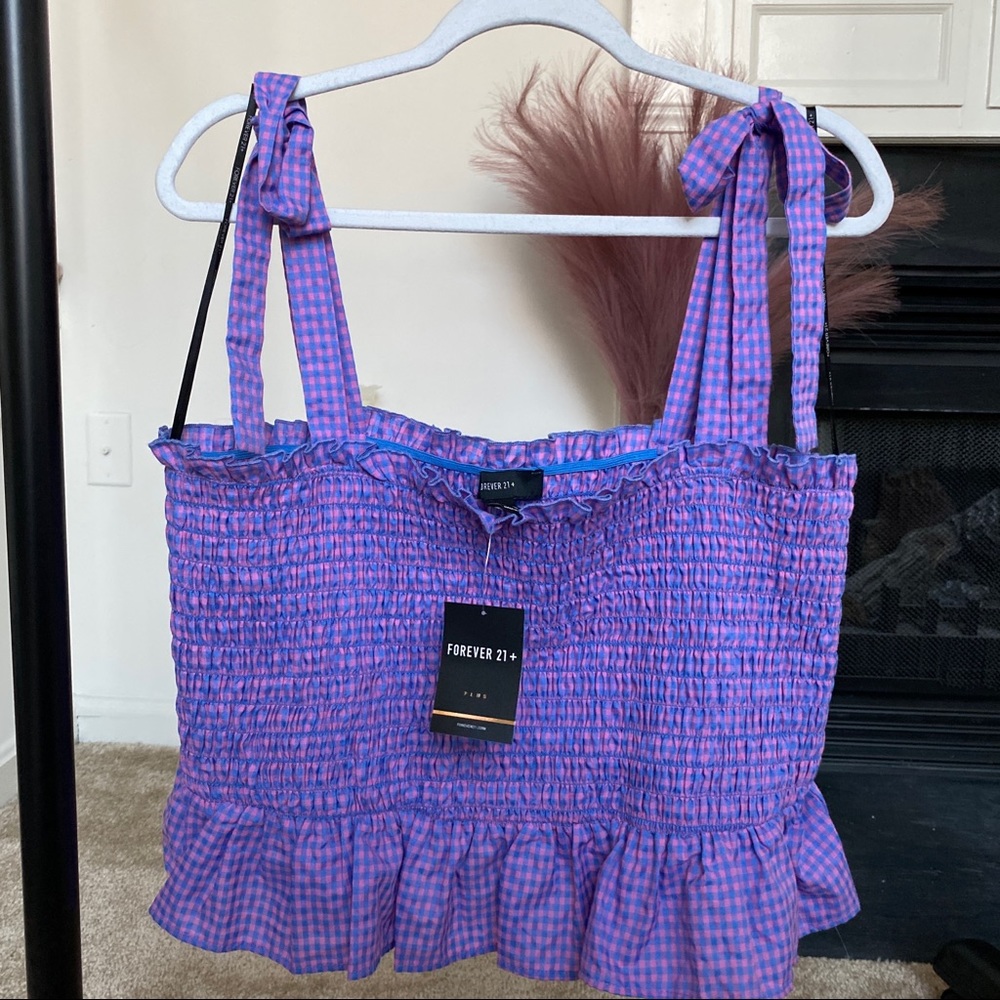 FOREVER 21 Ruffle Stretch Crop Top - Picture 4 of 10